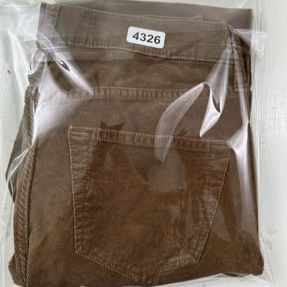 Hollister Mens '90s Slim Fit Brown Corduroy Pants Actual 30x31 Epic Flex Stretch - Picture 12 of 12